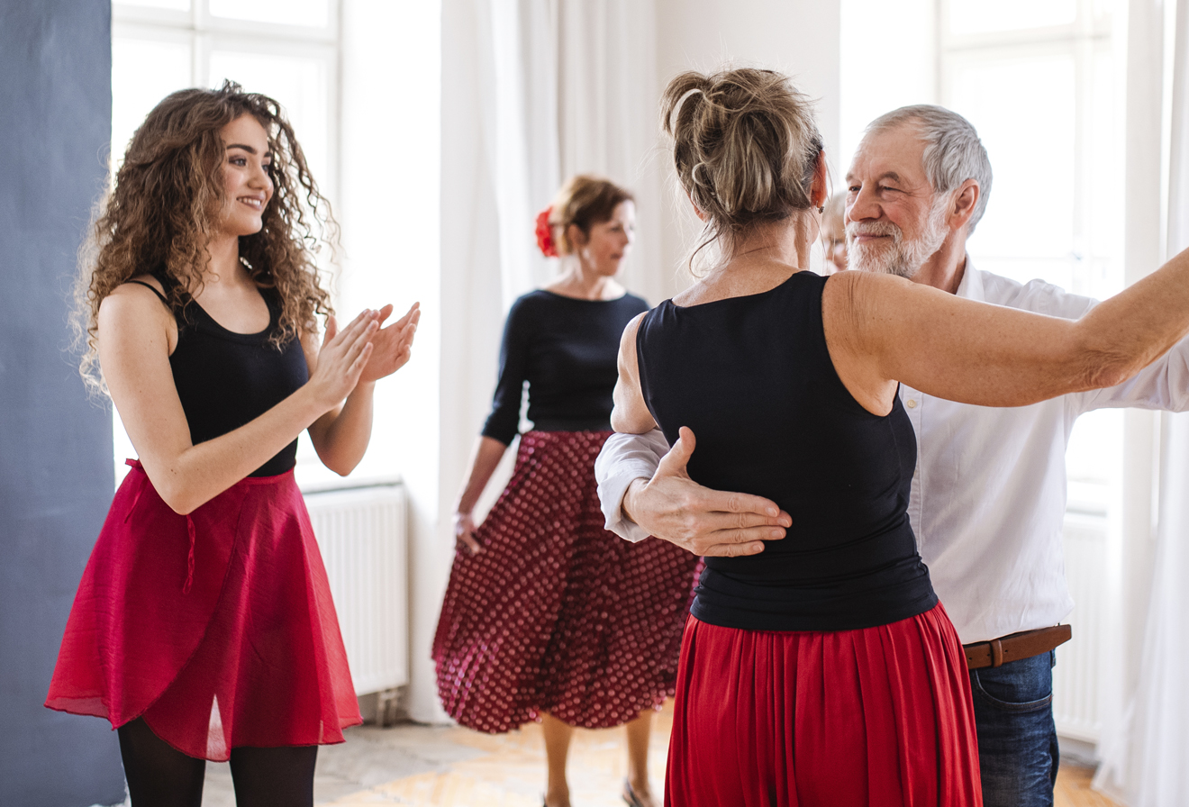 Social dance environment for adults in Colorado
